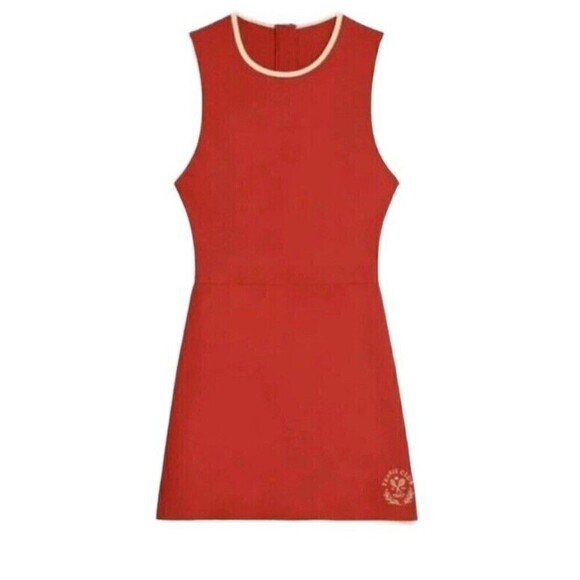 WEWOREWHAT Women’s LARGE Tennis Dress Skort Red Wheat Active Dress Wear - Picture 4 of 5